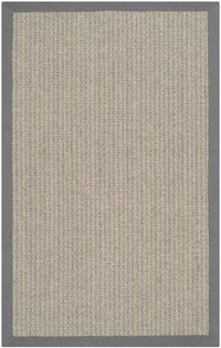 Safavieh Natural Fiber Nf444A Grey Brown / Grey Natural Fiber Area Rug