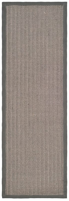 Safavieh Natural Fiber Nf444A Grey Brown / Grey Natural Fiber Area Rug