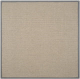 Safavieh Natural Fiber Nf444A Grey Brown / Grey Rugs.