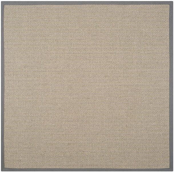 Safavieh Natural Fiber Nf444A Grey Brown / Grey Natural Fiber Area Rug