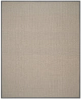 Safavieh Natural Fiber Nf444A Grey Brown / Grey Rugs.