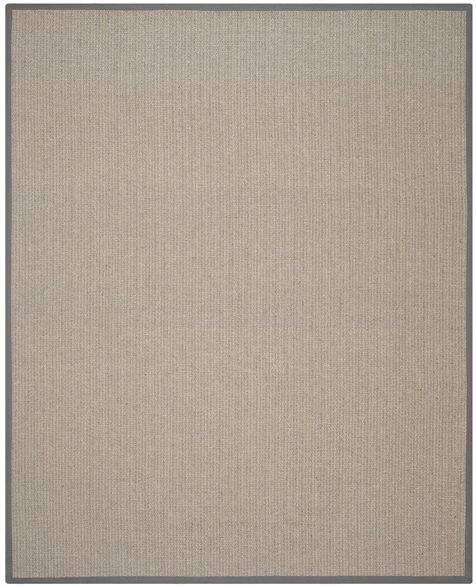 Safavieh Natural Fiber Nf444A Grey Brown / Grey Natural Fiber Area Rug