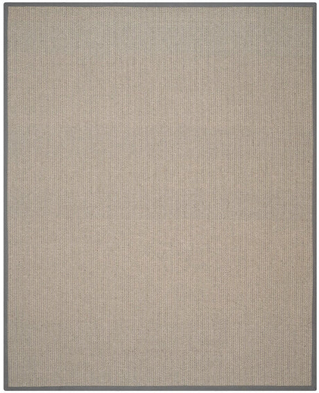 Safavieh Natural Fiber Nf444A Grey Brown / Grey Rugs.