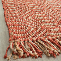 Safavieh Natural Fiber Nf445A Rust Natural Fiber Area Rug