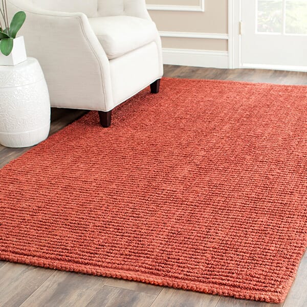 Safavieh Natural Fiber Nf447C Rust Natural Fiber Area Rug