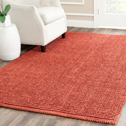 Safavieh Natural Fiber Nf447C Rust Natural Fiber Area Rug