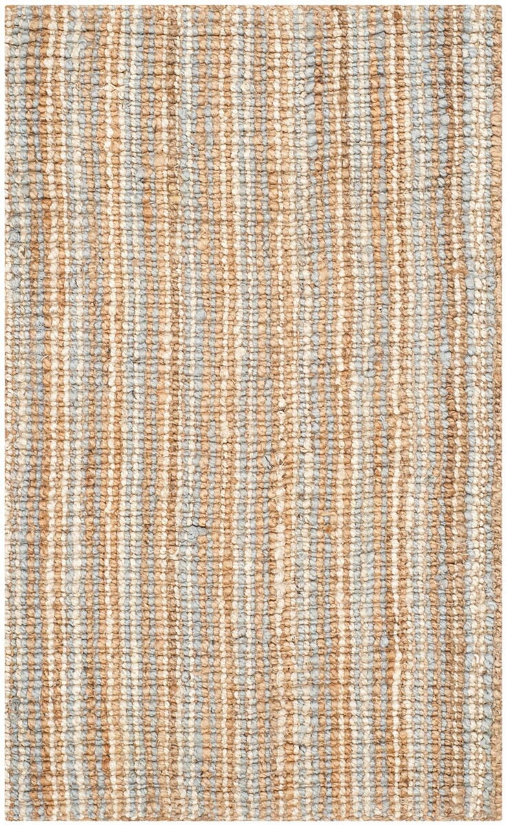 Safavieh Natural Fiber Nf447K Grey / Natural Natural Fiber Area Rug