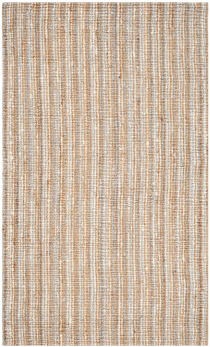 Safavieh Natural Fiber Nf447K Grey / Natural Natural Fiber Area Rug