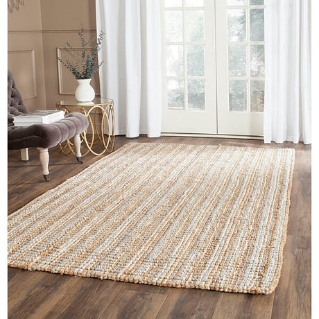 Safavieh Natural Fiber Nf447K Grey / Natural Rugs.