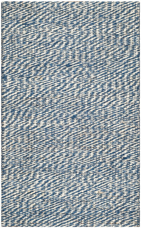 Safavieh Natural Fiber Nf448C Blue / Ivory Rugs.