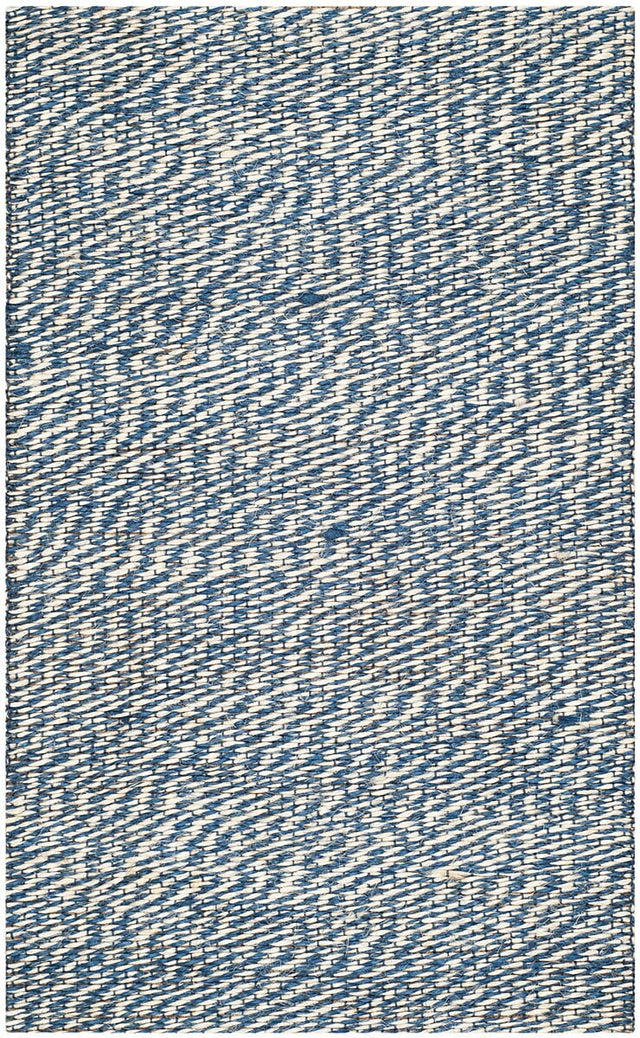 Safavieh Natural Fiber Nf448C Blue / Ivory Rugs.