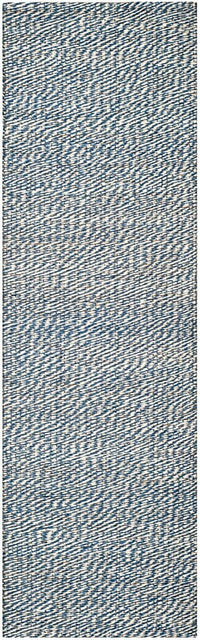 Safavieh Natural Fiber Nf448C Blue / Ivory Solid Color Area Rug