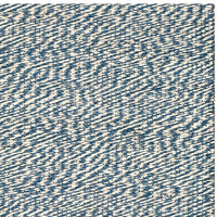 Safavieh Natural Fiber Nf448C Blue / Ivory Solid Color Area Rug