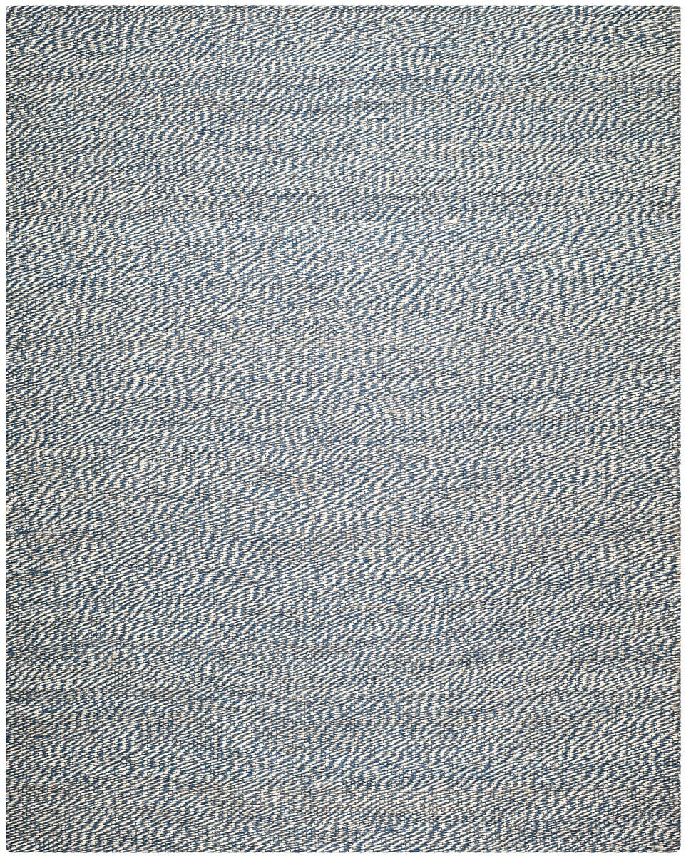 Safavieh Natural Fiber Nf448C Blue / Ivory Solid Color Area Rug