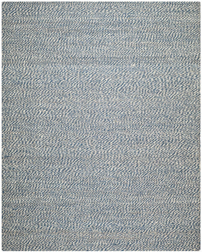 Safavieh Natural Fiber Nf448C Blue / Ivory Solid Color Area Rug