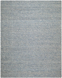 Safavieh Natural Fiber Nf448C Blue / Ivory Solid Color Area Rug