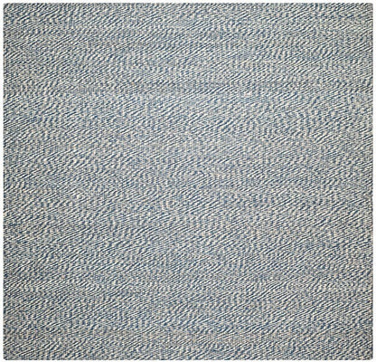 Safavieh Natural Fiber Nf448C Blue / Ivory Solid Color Area Rug