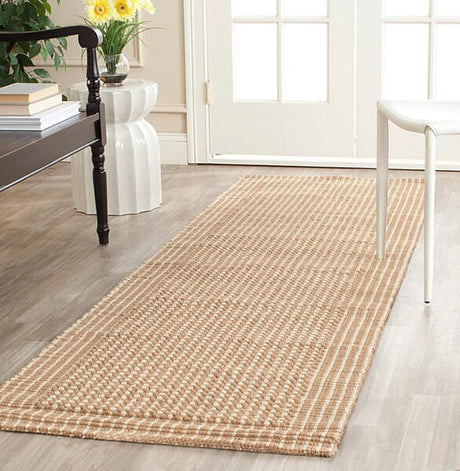 Safavieh Natural Fiber Nf449A Ivory / Beige Natural Fiber Area Rug