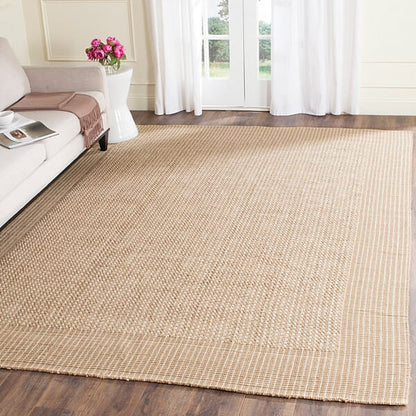 Safavieh Natural Fiber Nf449A Ivory / Beige Natural Fiber Area Rug