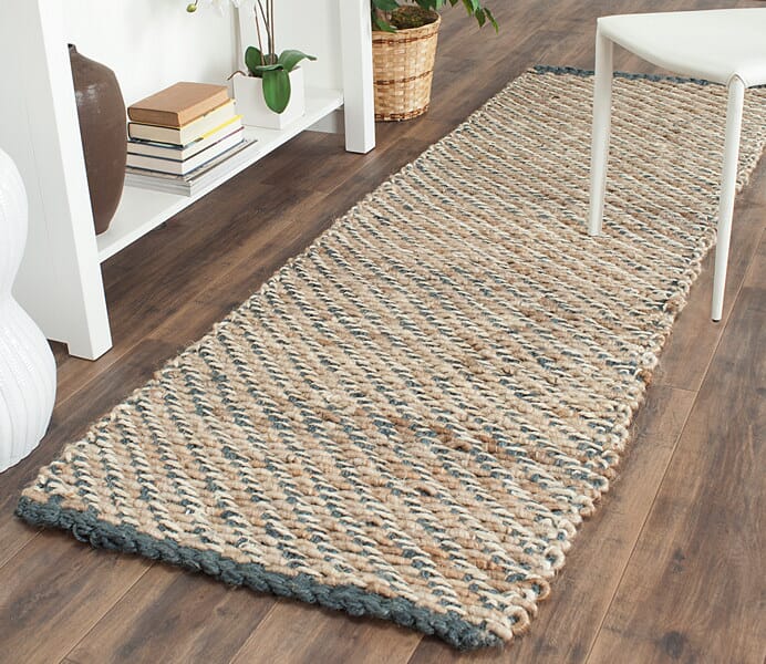 Safavieh Natural Fiber Nf454A Blue / Natural Natural Fiber Area Rug