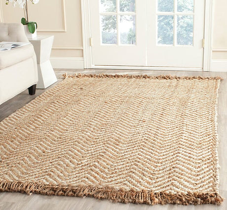 Safavieh Natural Fiber Nf458A Bleach / Natural Natural Fiber Area Rug