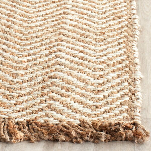 Safavieh Natural Fiber Nf458A Bleach / Natural Natural Fiber Area Rug