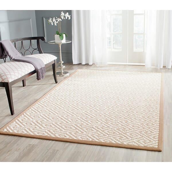 Safavieh Natural Fiber Nf462A Natural Bordered Area Rug