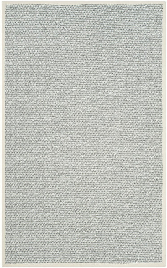 Safavieh Natural Fiber Nf463B Silver / Grey Natural Fiber Area Rug