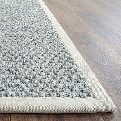 Safavieh Natural Fiber Nf463B Silver / Grey Natural Fiber Area Rug