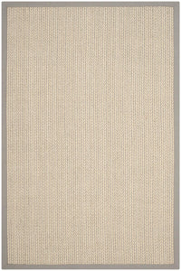 Safavieh Natural Fiber Nf475A Grey Solid Color Area Rug