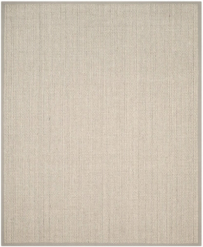 Safavieh Natural Fiber Nf475A Grey Solid Color Area Rug