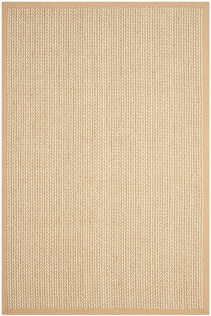 Safavieh Natural Fiber Nf475B Beige Solid Color Area Rug