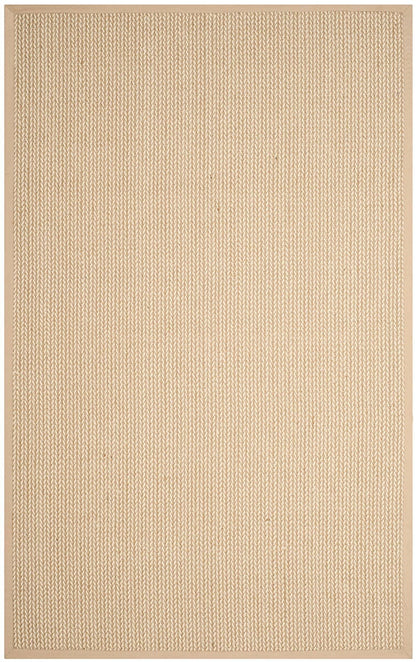 Safavieh Natural Fiber Nf475B Beige Solid Color Area Rug