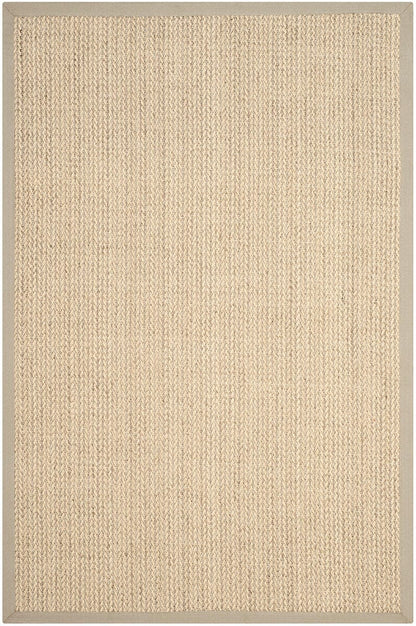 Safavieh Natural Fiber Nf475C Light Grey Solid Color Area Rug