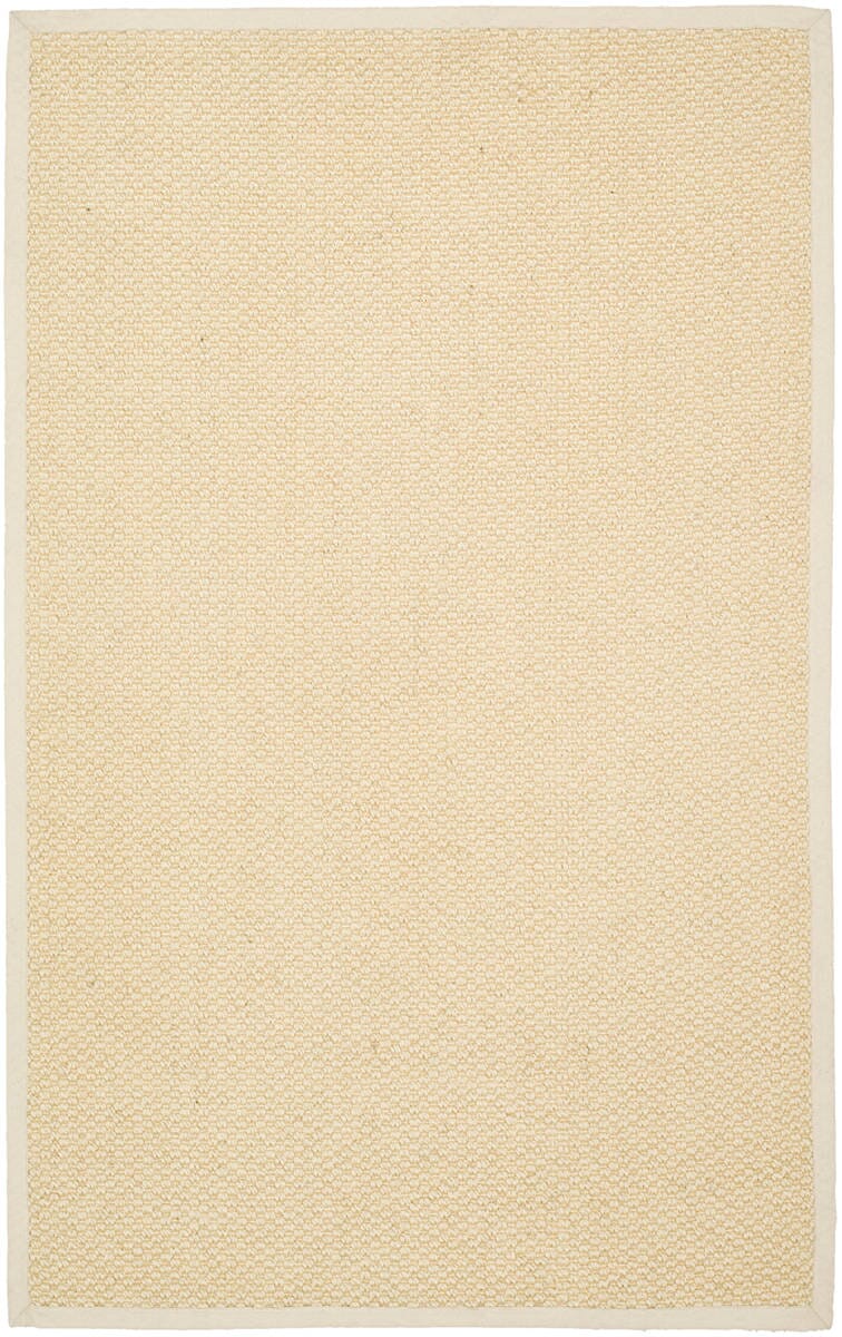 Safavieh Natural Fiber Nf525A Creme Solid Color Area Rug