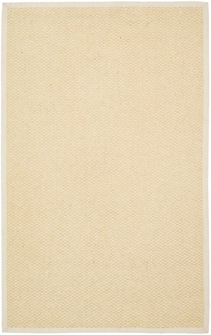 Safavieh Natural Fiber Nf525A Creme Solid Color Area Rug