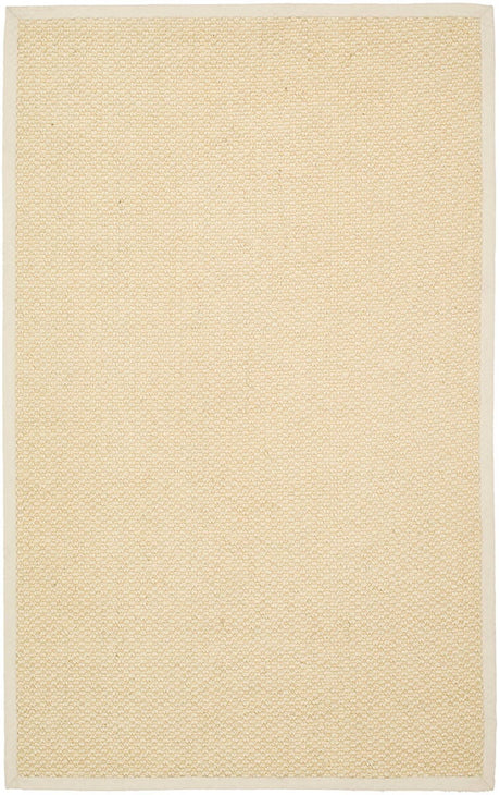 Safavieh Natural Fiber Nf525A Creme Solid Color Area Rug