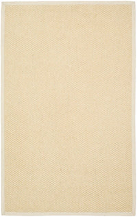 Safavieh Natural Fiber Nf525A Creme Solid Color Area Rug