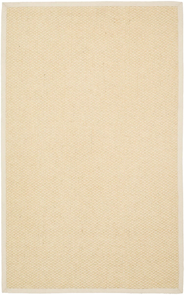 Safavieh Natural Fiber Nf525A Creme Solid Color Area Rug