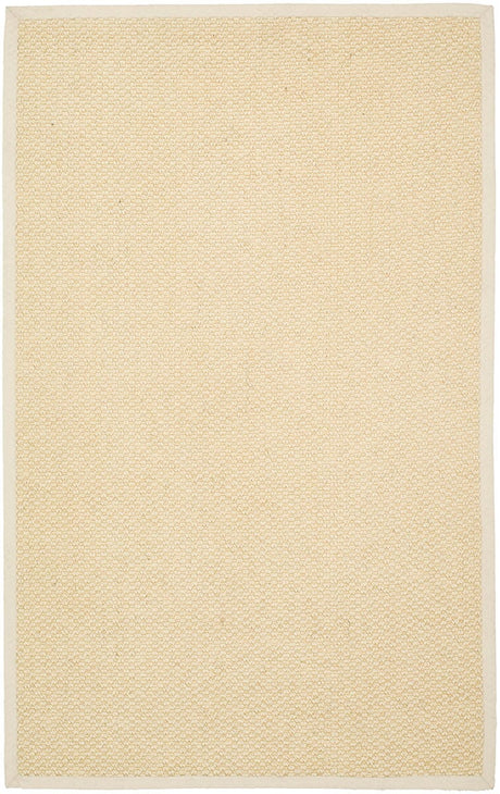 Safavieh Natural Fiber Nf525A Creme Solid Color Area Rug