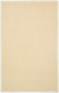 Safavieh Natural Fiber Nf525A Creme Solid Color Area Rug