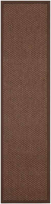 Safavieh Natural Fiber Nf525D Chocolate Solid Color Area Rug