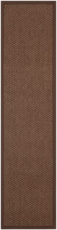 Safavieh Natural Fiber Nf525D Chocolate Solid Color Area Rug