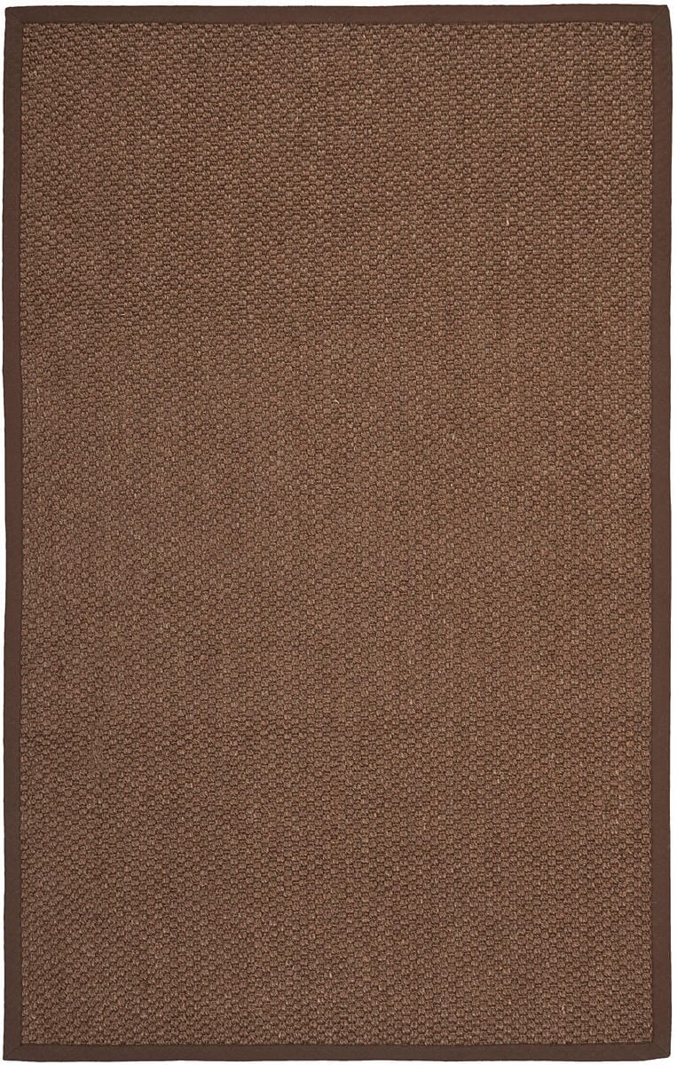 Safavieh Natural Fiber Nf525D Chocolate Solid Color Area Rug