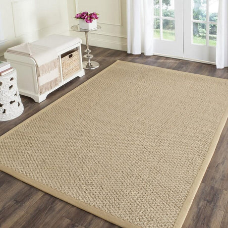 Safavieh Natural Fiber Nf525F Maize Solid Color Area Rug