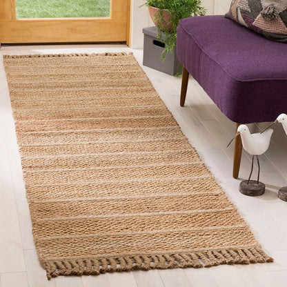 Safavieh Natural Fiber Nf550A Natural / Light Grey Area Rug