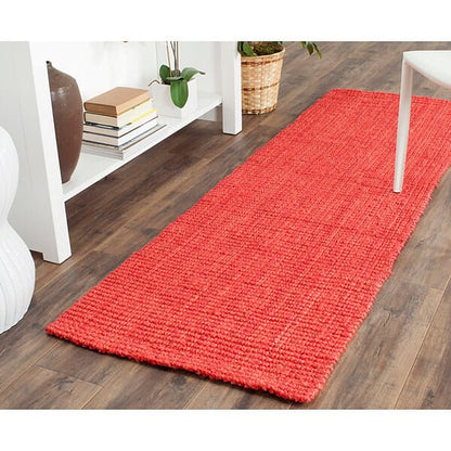 Safavieh Natural Fiber Nf730D Red Natural Fiber Area Rug