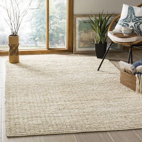Safavieh Natural Fiber Nf750A Ivory Rug.