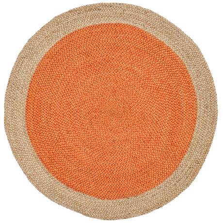 Safavieh Natural Fiber Nf801B Orange/Natural Rug.