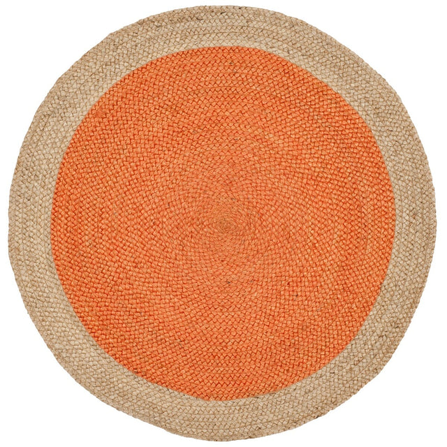 Safavieh Natural Fiber Nf801B Orange/Natural Rug.